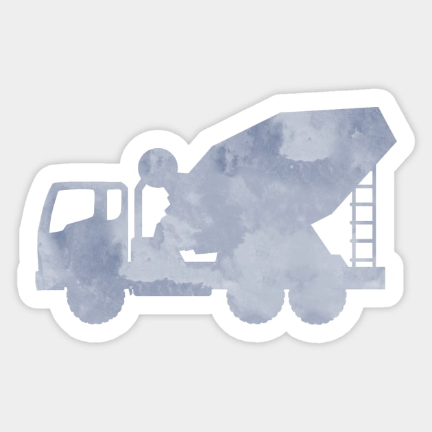 Concrete mixer Sticker by TheJollyMarten